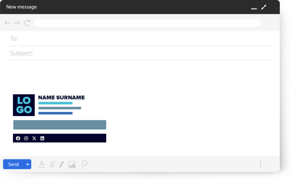 Light version - Optimization screen email signature using Xink's platform