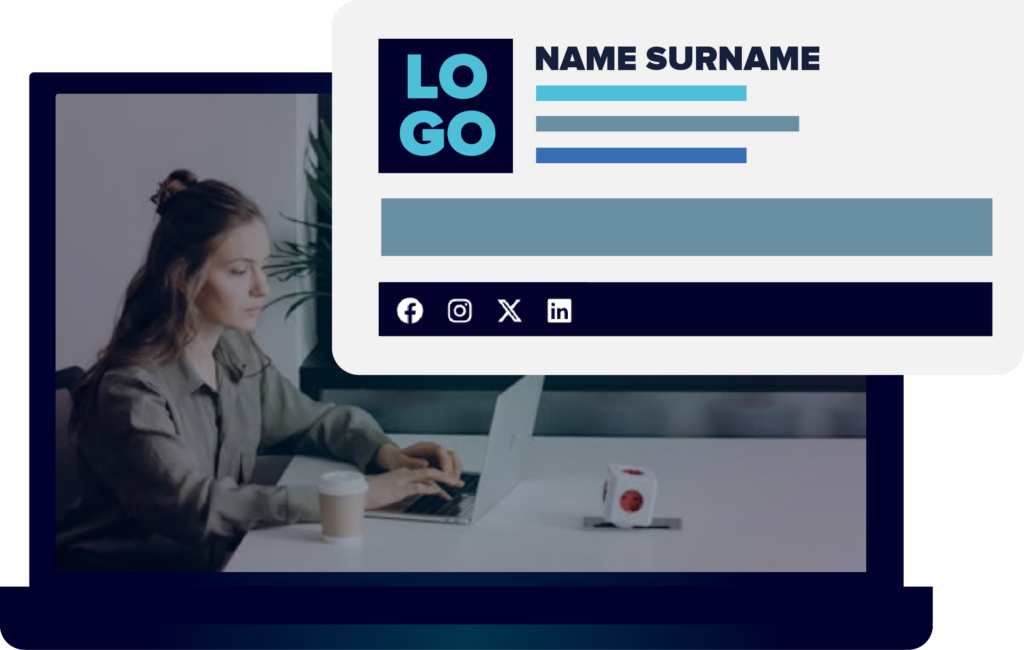 screen email signature using Xink's platform
