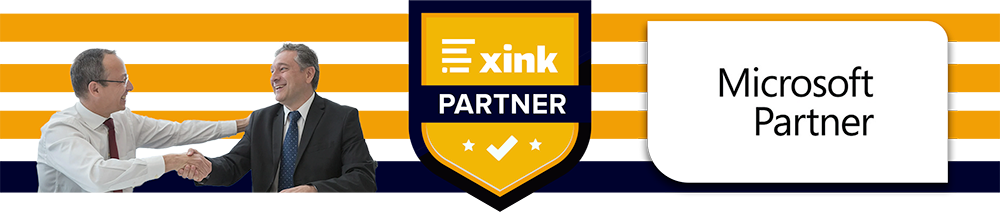 Xink partnership with Microsoft for seamless email signature management, showcasing integration and compatibility across platforms.